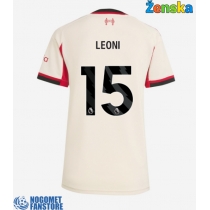 Liverpool Giovanni Leoni #15 Gostujuci Dres za Ženska 2025-26 Kratak Rukav